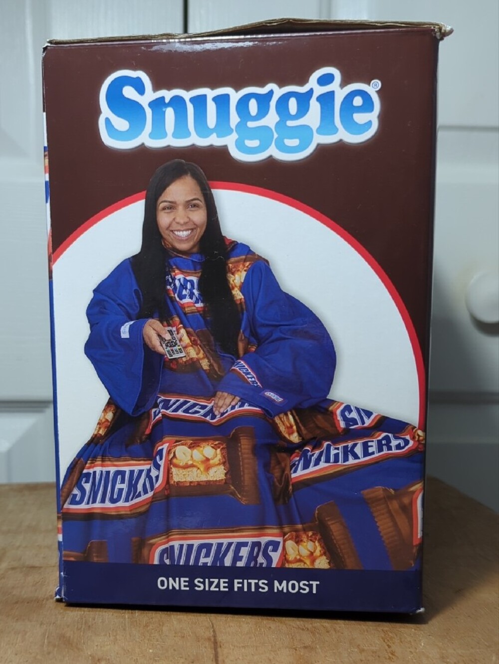 Blue Snickers Snuggie Robe - Picture 8 of 8